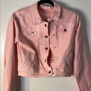 Pink jean jacket